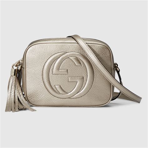 gucci soho metallic bag|Gucci soho shoulder bag large.